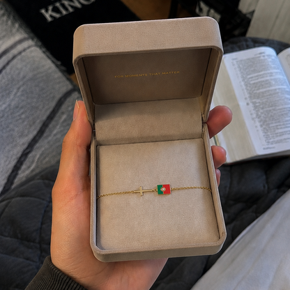 Faith & Flag Bracelet